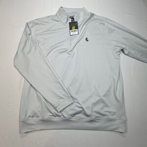 LIV Golf Light Grey 1/4 Zip, Men’s XL Committee Chair Style Long Sleeve NWT